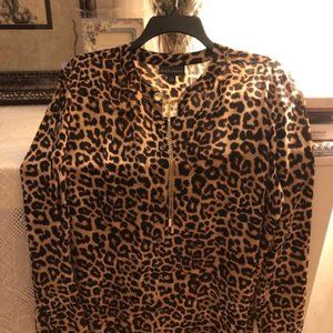 A Timeless Piece - Opulent Printed Leopard Top